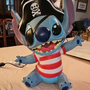Pirate Stitch Figurine with Red Stripes